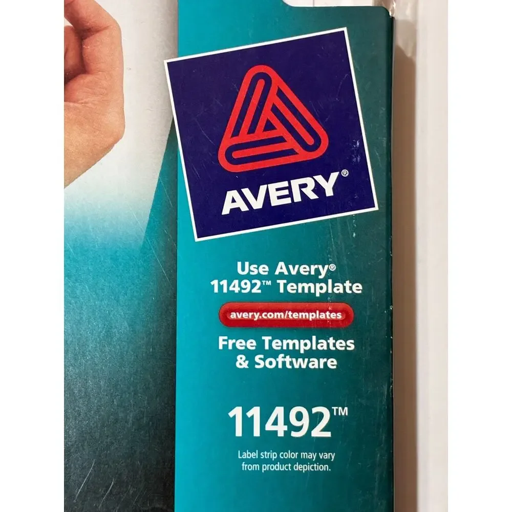 Avery 11492 Index Maker 5-Tab Print/Apply Clear Label White Divider, 10 Sets New